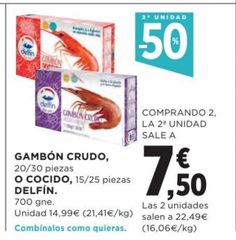 Hipercor Gambon Crudo oferta