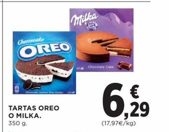 Hipercor Tartas Oreo O Milka oferta