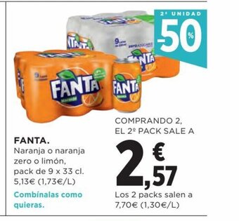 Hipercor Fanta oferta