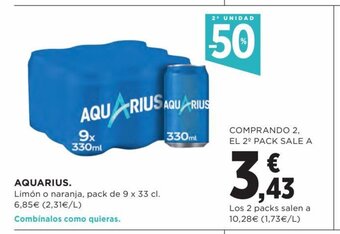 Hipercor Aquarius oferta