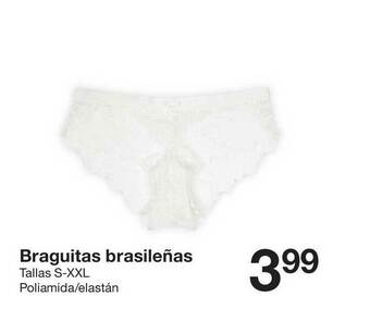 Zeeman Braguitas Brasileñas Tallas S-XXL oferta