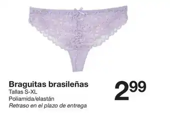 Zeeman Braguitas Brasileñas Tallas S-XL oferta