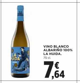 Hipercor Vino Blanco Albarino 10% La Huida oferta