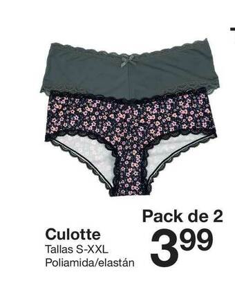 Zeeman Culotte Tallas S-XXL Pack de 2 oferta
