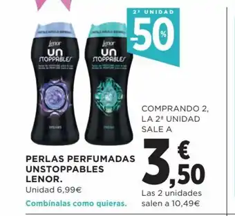 Hipercor Perlas Perfumadas Unstoppables Lenor oferta