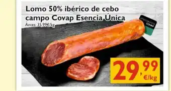 Cash Ecofamilia Lomo 50% Ibérico De Cebo Campo Covap Esencia Única oferta