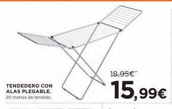 Hipercor Tendedero Con Alas Plegable oferta