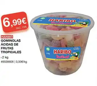 Costco Haribo Gominolas ácidas De Frutas Tropicales 2kg oferta