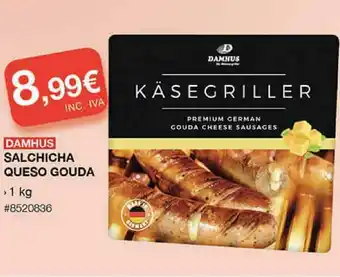 Costco Damhus Salchicha Queso Gouda 1kg oferta