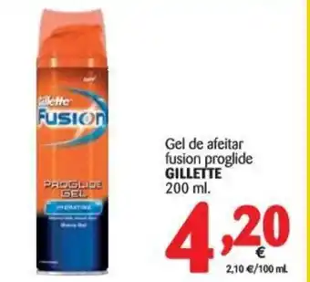 Alimerka Gillette Gel de afeitar fusion proglide 200ml oferta