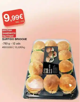 Costco Surtido Brioche 750g 12 uds. oferta