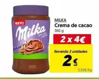 Hiper Usera Milka Crema De Cacao 360g oferta