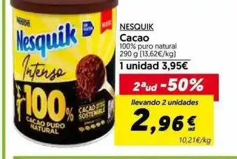 Hiper Usera Nesquik Cacao 290g oferta