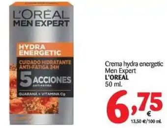 Alimerka L'oreal Crema hydra energetic Mex Expert 50ml oferta
