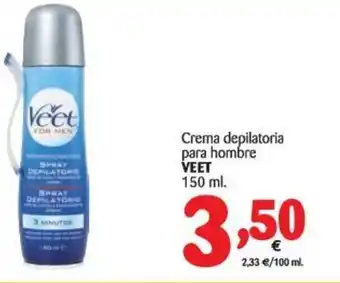 Alimerka Veet Crema depilatoria para hombre 150ml oferta