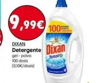 Hiper Usera Dixan Detergente 100 dosis oferta