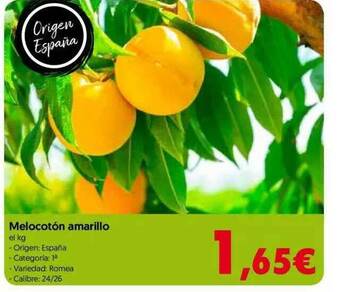 Hiper Usera Melocotón Amarillo oferta