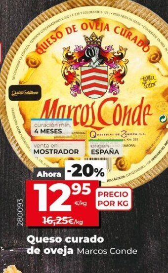 Dia Queso Curado De Oveja oferta