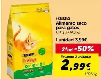 Hiper Usera Friskies Alimento Seco Para Gatos 1,5kg oferta
