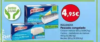 Hiper Usera Pescanova Pescado Congelado 500g, 400g o 300g oferta