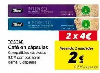 Hiper Usera Toscaf Café En Cápsulas oferta