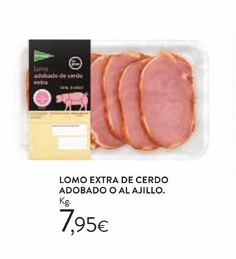Hipercor Lomo extra de cerdo adobado o al ajillo oferta