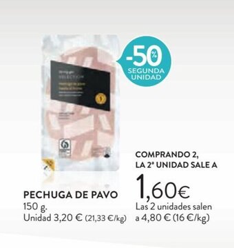Hipercor Pechuga de pavo oferta