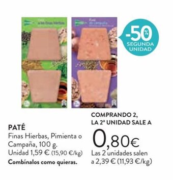 Hipercor Paté oferta