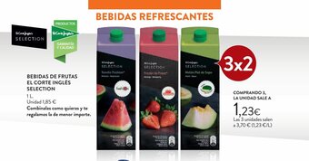 Hipercor Bebidas de frutas el corte inglés selection oferta