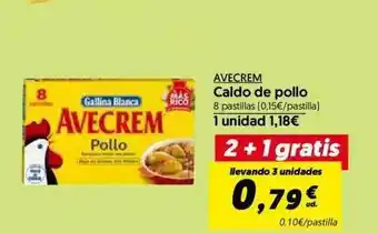 Hiper Usera Avecrem Caldo De Pollo 8 pastillas oferta