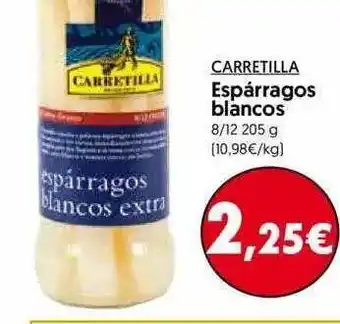 Hiper Usera Carretilla Espárragos Blancos 205g oferta