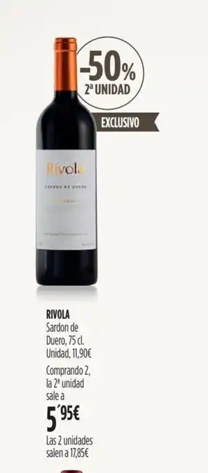 Hipercor Rivola Sardon de Duero 75cl oferta
