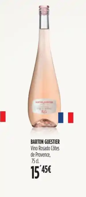 Hipercor Barton Guestier Vino Rosado Côtes de provence 75cl oferta