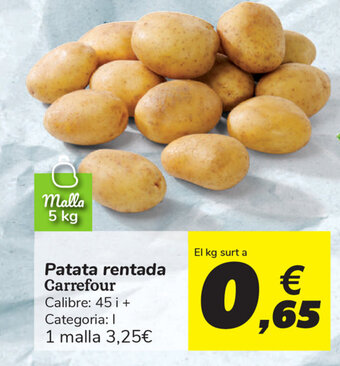Carrefour Patata rentada Carrefour oferta