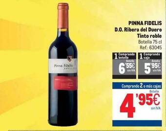 Makro Pinna fidelis d.o. ribera del duero tinto roble oferta