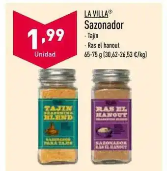 ALDI La villa sazonador oferta