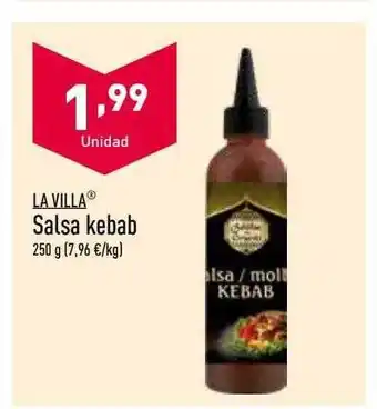 ALDI La villa salsa kebab oferta