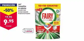 ALDI Fairy lavavajillas en cápsulas oferta
