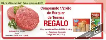 Masymas Burguer de ternera granel oferta