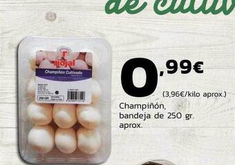 Supermercados Lupa Champiñon bandeja de 250 gr. aprox. oferta