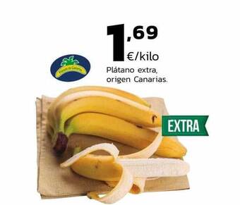 Supermercados Lupa Plátano extra origen canarias oferta