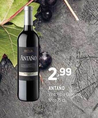Coviran Antaño vino rioja cosecha tinto oferta