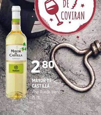 Coviran Mayor de castilla vino rueda blanco oferta