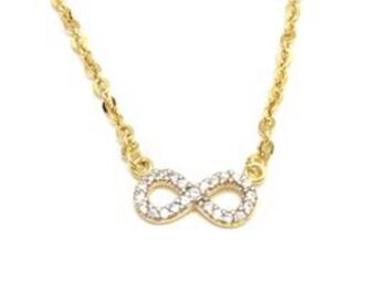 Cash Converters Collar oro 18k con circonita 22cm oferta
