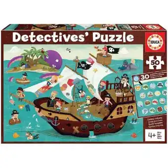 ToysRus Educa borrás - barco pirata - puzzle detectives 50 piezas oferta