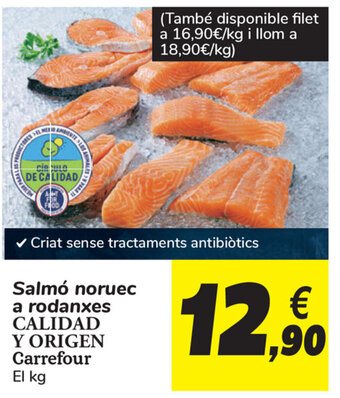 Carrefour Calidad Y Origen Carrefour Salmó noruec a rodanxes oferta