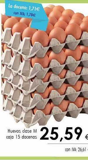 Cash Ifa Huevos clase m caja 15 docenas oferta