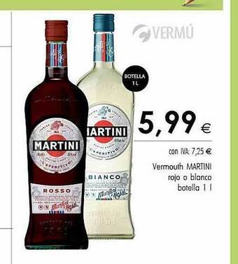 Cash Ifa Vermouth martini rojo o blanco oferta