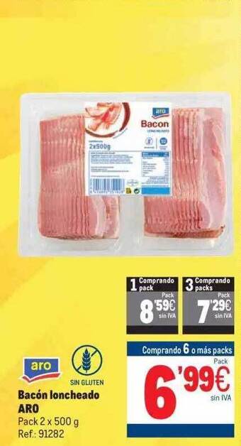 Makro Bacón loncheado aro oferta