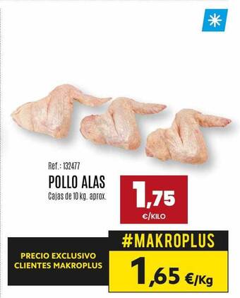 Makro Pollo alas oferta